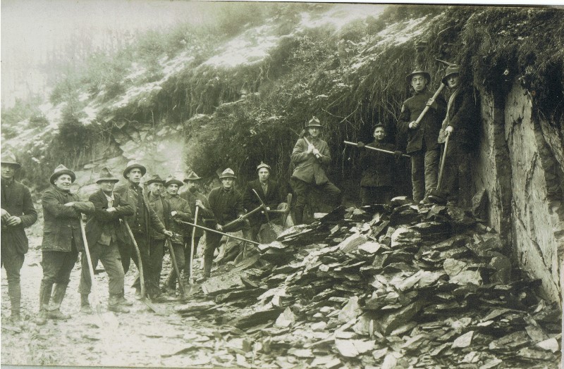 Wegebauarbeiten um 1920